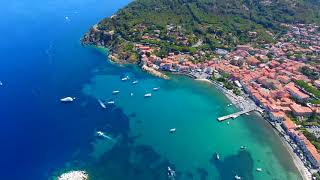 Elba from the sky  Marciana Marina [upl. by Oliana877]