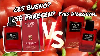 XAVIER ROUGE Yves D´orgeval vs XERYUS ROUGE Givenchy  Reseña y comparativa [upl. by Ardnala]