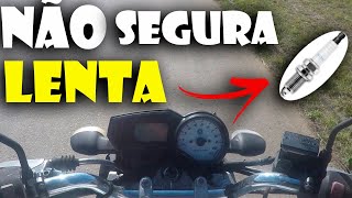 MOTO NÃO SEGURA A LENTA I FICA MORRENDO AO COLOCAR EM NEUTRA OU REDUZIR MARCHAS VEJA O QUE PODE SER [upl. by Adrienne]