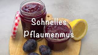 Schnelles Pflaumenmus 😋 aus dem Thermomix® TM5  TM6 [upl. by Forward]