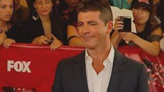 US X FACTOR Simon Cowell premieres show in style [upl. by Aekan96]