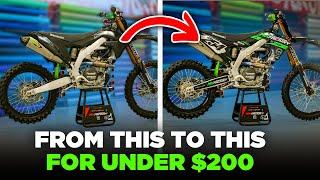 How To Completely Transform Your Dirt Bike  Graphic Installation from A Pro [upl. by Lama]