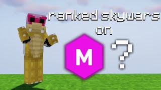 so mineman club added ranked skywars [upl. by Atterahs]