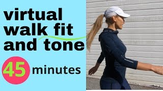 WALKING AT HOME  INDOOR WALKING WORKOUT  45 MINUTE LOW IMPACT CARDIO FOR WEIGHT LOSS amp TONING [upl. by Larual]