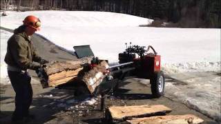 BUILTRITE 11 HPWS WOOD SPLITTER W 48quot STROKE [upl. by Ardyaf501]