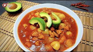 Guisado de Puerco 😋 en Salsa Roja I El mejor 😍 [upl. by Brendan]