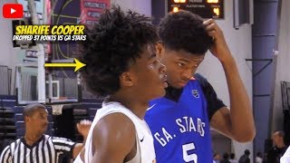 Sharife Cooper Plays Like IVERSON 37 Points in RIVALRY Game EYBL Session 1 ATL [upl. by Llehsem577]