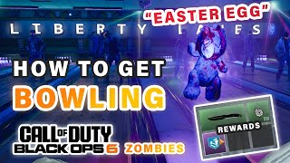 How to Unlock SECRET Bowling Easter Egg in Zombies  Liberty Falls ► Call of Duty Black Ops 6 [upl. by Ylus]