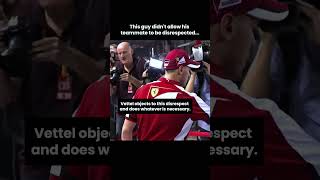 Sebastian Vettel prevents Kimi Raikkonen from being disrespected in F1 [upl. by Adas422]