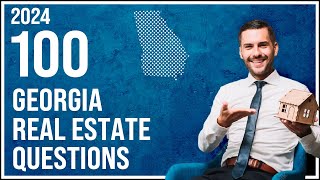 Georgia Real Estate Exam 2024 100 Questions with Explained Answers [upl. by Giddings]