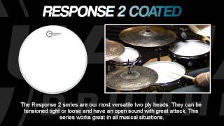 Response 2 Coated Drumheads [upl. by Aehsel49]