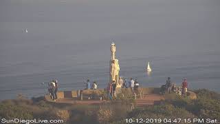 San Diego Web Cam  Cabrillo National Monument [upl. by Ailaham]