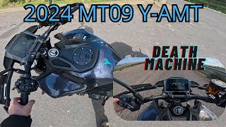 2024 Yamaha MT09 YAMT  Full Power  RAW Onboard [upl. by Enaid345]