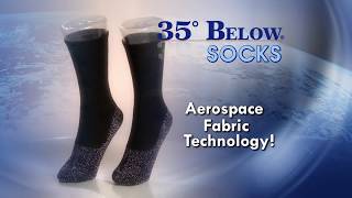 35 Degree Below Socks Commercial  As Seen on TV [upl. by Ellehcal]