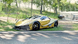 2016 GTA Spano Spania GTA gameplay with antilag [upl. by Koosis]