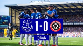 EVERTON 10 SHEFFIELD UNITED  Premier League highlights [upl. by Leidag]