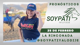 Pronósticos y entrevistas con Pati Rivas desde el hipódromo La Rinconada 25 de febrero hipismo [upl. by Allain429]