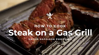 How to Cook a Steak on a Gas Grill [upl. by Shornick26]