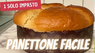 Panettone con lievito di birra ricetta facile con 1 solo impasto [upl. by Otrebilif]