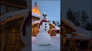 End of winter in Santa Claus Village 🥰🎅🦌🎄 Rovaniemi lapland finland christmas shorts [upl. by Eiramenna]