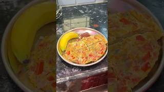 How to make egg omelet with bread  Egg omelet with vegetables  healthybreakfastshreekitchen [upl. by Lashar868]