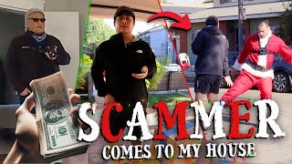 SCAMMER CAME TO MY HOUSE TO ROB ME INSTANT REGRET [upl. by Shaina]