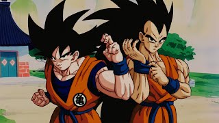 What If GOKU and RADITZ were the SAME AGE  Dragon Ball Z [upl. by Nosreme]