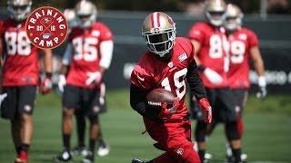 Camp Highlight Colin Kaepernick Throws Deep Middle to DeAndrew White [upl. by Childers]