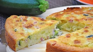 Torta 7 vasetti salata con zucchine e scamorza  Ricetta di Fidelity Cucina [upl. by Ainer297]