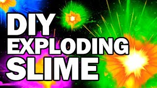 DIY Exploding Slime  Collab FAIL wCRH  Man Vs Slime 2 [upl. by Oflunra]