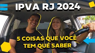 IPVA RJ 2024 valores datas e formas de pagamento  ChamaoGringo [upl. by Merkle]