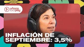 La inflación de septiembre fue del 35 y repercusión del veto universitario Audios de DeAcáEnMás [upl. by Jack]