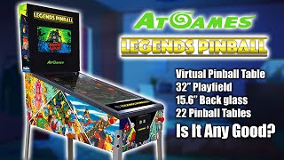 Legends Pinball Machine Review Awesome Virtual Pinball From At Games [upl. by Namas355]