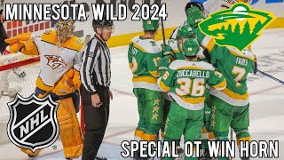 Minnesota Wild 2024 Special OT Win Horn [upl. by Rauscher373]