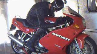 ducati 900ss very fast ride without moving [upl. by Ahker]