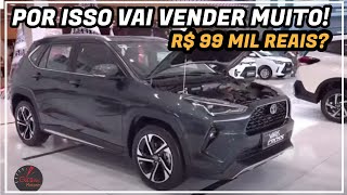 YÁRIS CROSS 2024 O QUE ESPERAR DO NOVO SUV DA TOYOTA NO BRASIL PREÇO E CONCORRENTES [upl. by Farmelo]