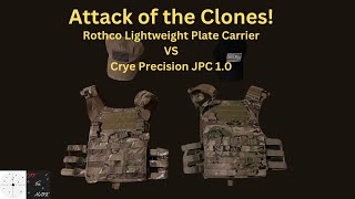 Attack of the Clones Rothco Lightweight Plate Carrier VS CryePrecisions JPC 10 [upl. by Eyk]