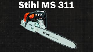 BenzinKettensäge Stihl MS 311  TEST  Deutsch [upl. by Lehcear]