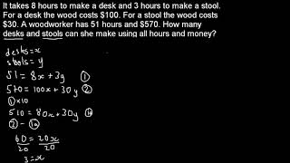 Worded Simultaneous Equations [upl. by Wira]