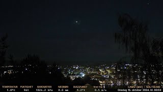 Timelapse Cam 2  Natt til 16 oktober 2024 [upl. by Fulmis]