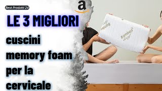 ➤ Le 3 migliori cuscini memory foam per la cervicale ✓ [upl. by Norehs793]