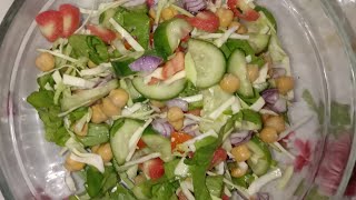 Green salad  healthy salad  protein salad  weight loss salad  salad recipe  cucumber salad [upl. by Abebi]