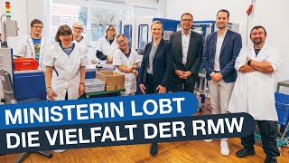 Ministerin lobt die Vielfalt der RMW [upl. by Woolcott]