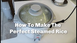 How To Make The Perfect Steamed Rice [upl. by Aisiat]