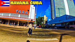 Havana Cuba Walking Tour 4  The Heart of Vedado [upl. by Aidul]