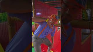 Blippis Big Red Slide Adventure  Blippi Short Educational videos  Shorts Blippi Viral [upl. by Anetsirhc]