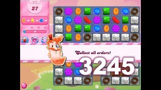 Candy Crush Saga Level 3245 3 stars No boosters [upl. by Cerell885]