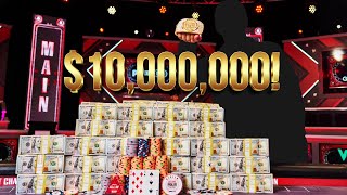 WSOP Main Event 2024 FINAL TABLE  A Champion is Crowned 10000000 FIRST PRIZE [upl. by Swope838]