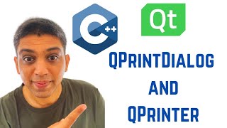 Qt Tutorials For Beginners  QPrintDialog and QPrinter [upl. by Jon606]