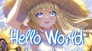 「Nightcore」 Hello World  Alan Walker ft Torine ♡ Lyrics [upl. by Norvun]